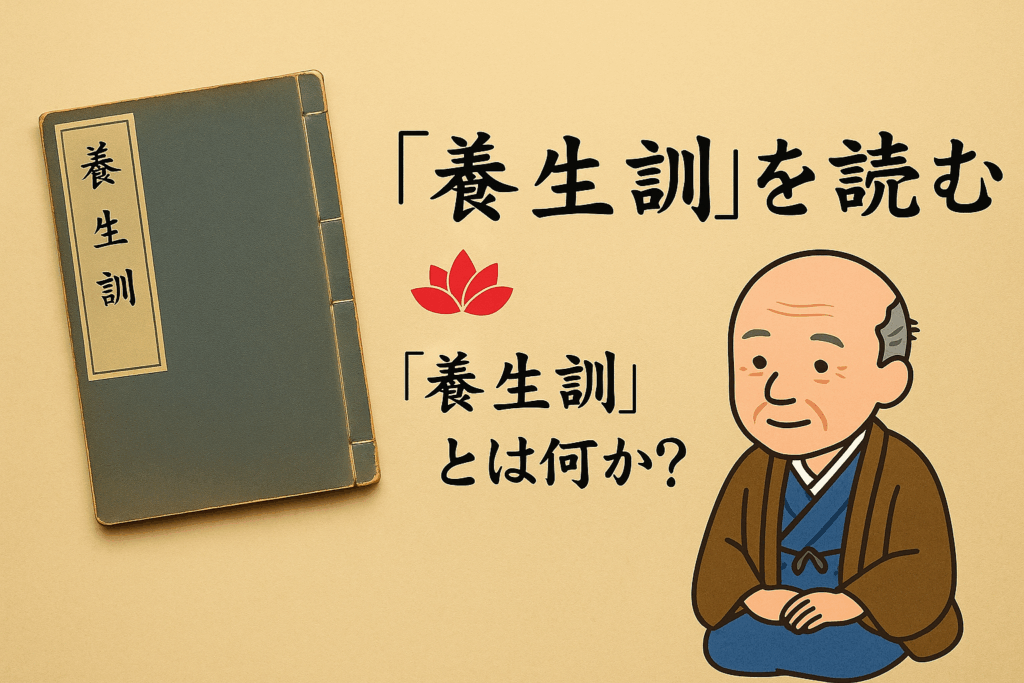 貝原益軒の『養生訓』を読んで読解する (C)東京の表参道にある源保堂鍼灸院・薬戸金堂 東洋医学・中医学・鍼灸・漢方薬で宇宙を変えたい